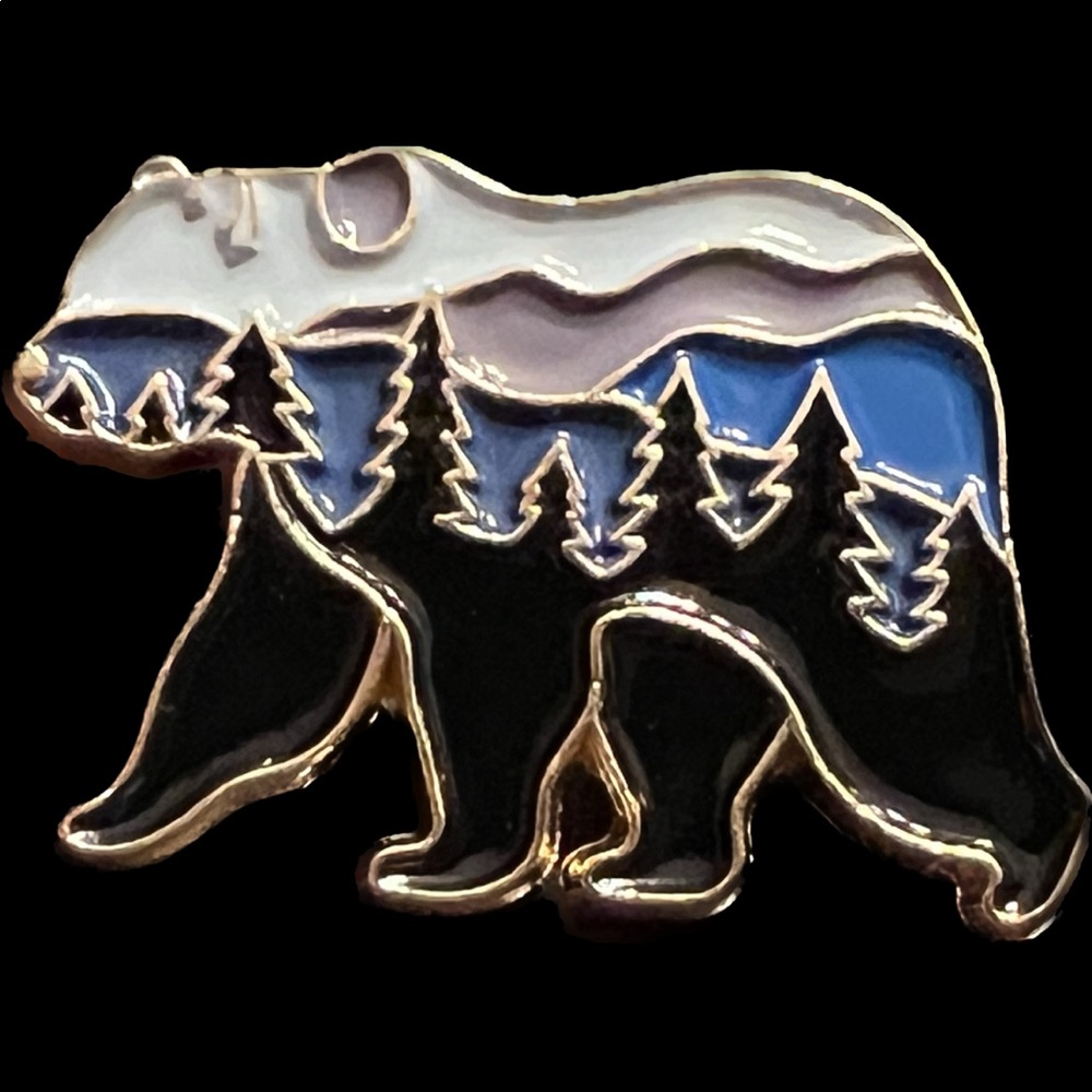 Bear Enamel Pin